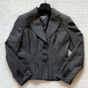 Vintage Ann Taylor Wool Tweed Jacket 6P